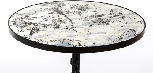 Miniatura 3 de Mesa Auxiliar 60 x 60 x 78 Espejo ENVEJECIDO/Metal