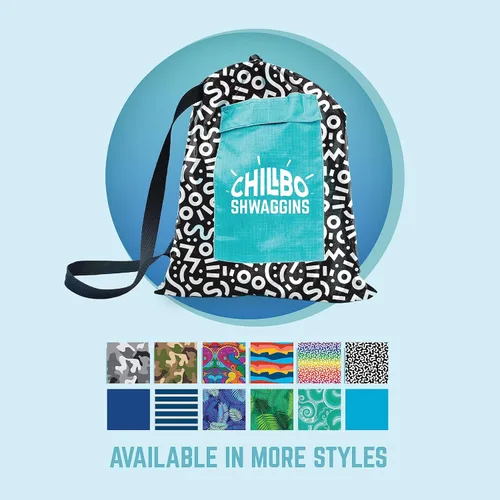 Miniatura 5 de Chillbo Inflatable Couch – Unique Designs - No-Pump Setup, Ripstop Polyester, Stability Pegs, Fun Prints - Portable Air Inflatable Lounger for