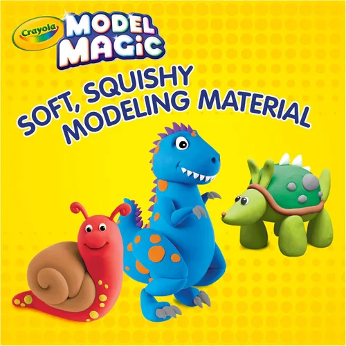 Miniatura 5 de Crayola Model Magic Blanco, Paquete de 4 (8 oz Cada Uno) – Alternativa de Arcilla para Modelar de Secado al Aire para Niños, Regalos de Navidad