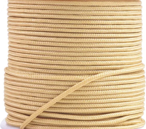 Miniatura 28 de KONMAY 1 rollo de cuerda de nailon para hacer pulseras de 150 yardas, trenzado de nailon Shamballa Macramé/cordón de cuentas de 0.4mm, cordón