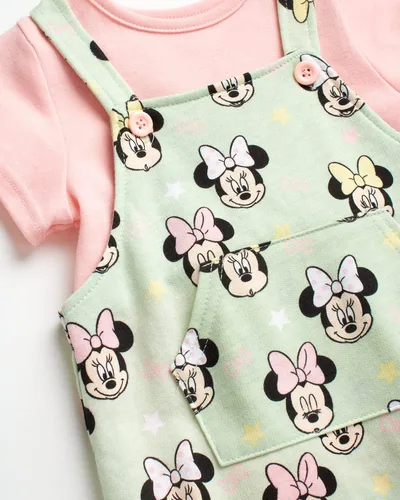 Miniatura 2 de Disney Mameluco para niñas - Conjunto de camiseta de 2 piezas Minnie Mouse, Winnie The Pooh