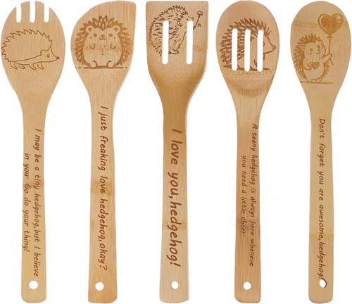 Miniatura 18 de Cucharas de cocina de madera de vaca, regalos de vaca, regalos de vaca para mujeres, regalos de decoración de cocina de vaca, regalos para amantes