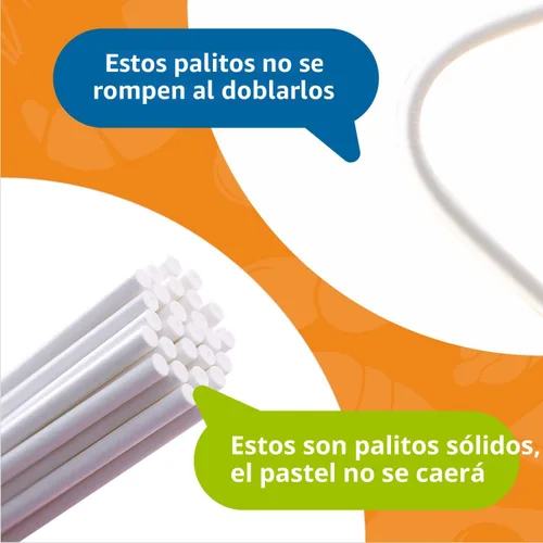 Miniatura 3 de 100 unidades de palos de piruleta de papel blanco de 6 pulgadas, palos para pastel de piruleta, palos de chupete para galletas, caramelo arcoíris