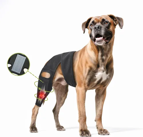 Soporte de cadera para perro, rodilla y pierna para recuperación del ligamento cruzado anterior, lesiones de ligamentos, soporte transpirable y