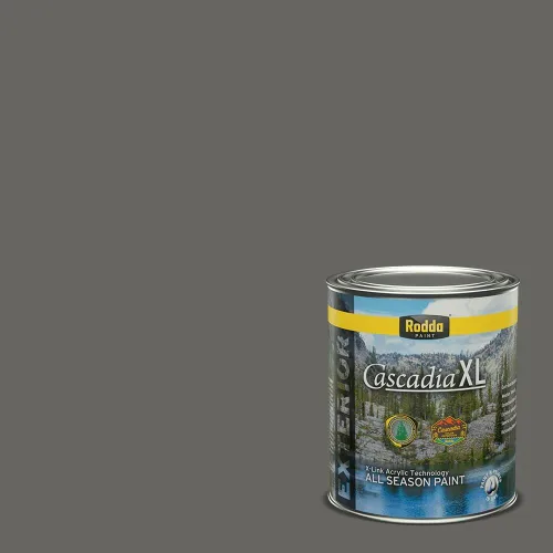 Miniatura 6 de Rodda Paint CASCADIA XL Pintura e imprimación satinada para exteriores en uno, cuarto de galón, azul playa norte