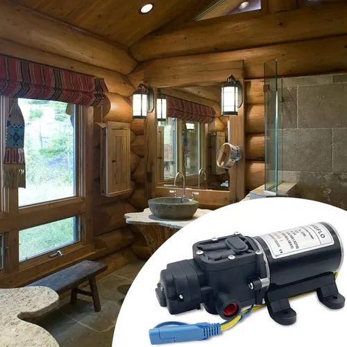 Miniatura 6 de Bomba de presión de agua, 12 V CC 6 L/Min 1.6 GPM 65 PSI bomba de agua de diafragma para caravana RV caravana marina pesca barco césped, bomba