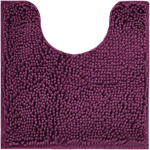 Miniatura 17 de Reyox Tapete de baño de felpilla, tapetes para inodoro en forma de U, tapete de baño de felpa suave, absorbente y peludo, tapete de contorno