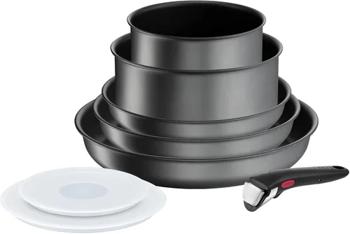 Miniatura 14 de Tefal Ingenio Daily Chef ON L7619402 - Juego de 20 sartenes antiadherentes, 22, 24, 26 y 11.0 in, cacerolas de 16, 18 y 7.9 in, tapas herméticas