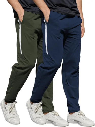 ADMYYROL Pantalones deportivos deportivos deportivos para hombre, pantalones deportivos de secado rápido, estilo casual