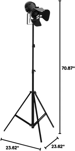 Miniatura 10 de Trípode retro vintage industrial negro ajustable lámpara de pie luz de estacionamiento, cable de 16.4 ft con interruptor de pie, luz