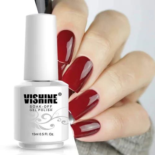 Miniatura 2 de Vishine Esmalte de uñas de gel de 0.5 fl oz de larga duración, esmalte de uñas en gel con LED UV, para principiantes, salón de manicura, bricolaje
