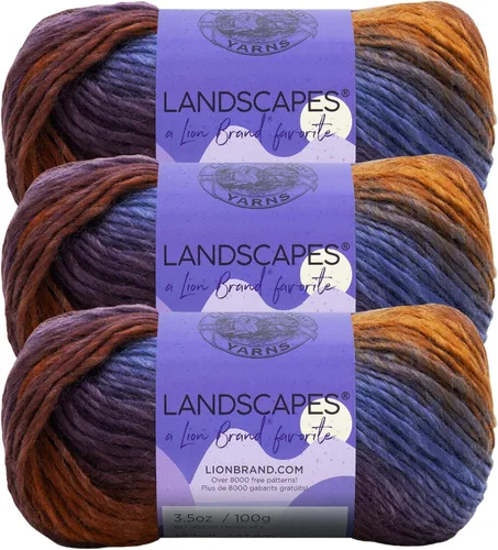 Miniatura 13 de Lion Brand Yarn - Hilo Landscapes (1 madeja), Desert Spring