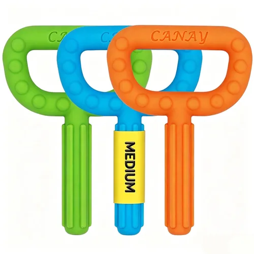 Juguetes sensoriales masticables de mano para niños autistas, palitos masticables Alt. para masticar, collares para niños sensoriales, estimulación