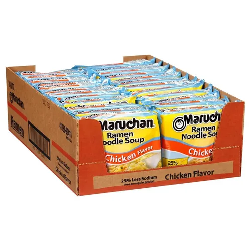 Miniatura 20 de Maruchan Ramen - Fideos de pollo cremosos picantes, fideos picantes - Estilo salteado, salsa atrevida inspirada en Corea, rico sabor, fabricado