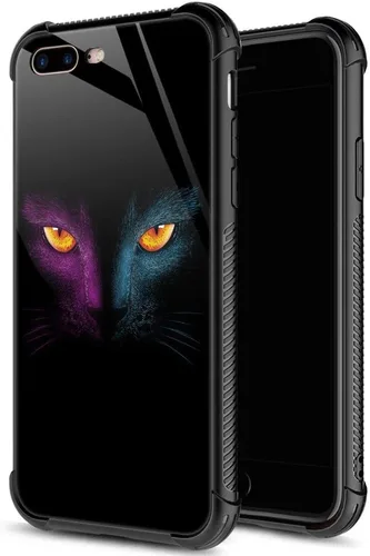 Miniatura 39 de ZHEGAILIAN Funda para iPhone 7/8 Plus, protección de grado militar, esquinas a prueba de golpes, funda antiarañazos para iPhone 7/8 Plus, girasol