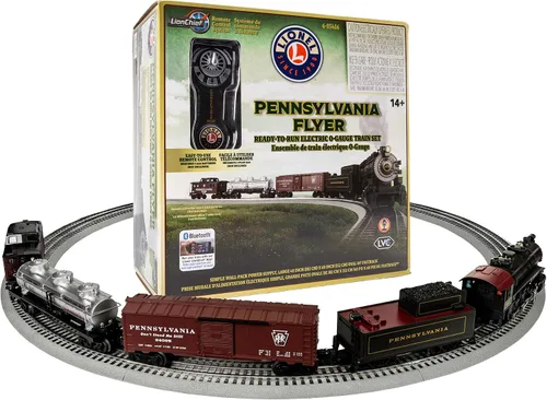 Miniatura 3 de Lionel Pennsylvania Flyer Tren eléctrico de escala O con Bluetooth 5.0 y control remoto