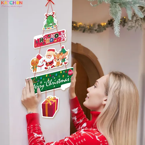 Miniatura 4 de KatchOn, Decoraciones navideñas de pared para interiores 30 pulgadas, decoración navideña para colgar decoraciones de Navidad para interiores