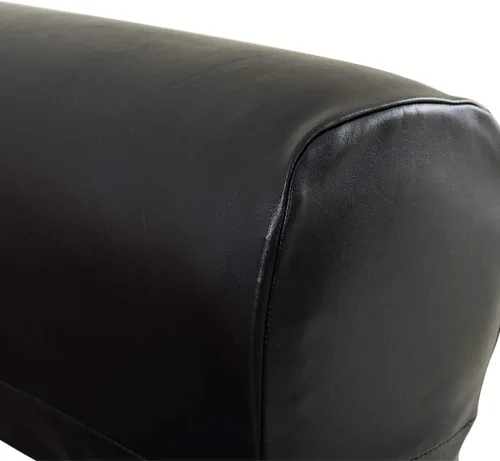 Miniatura 6 de Sander Juego de 2 fundas para reposabrazos de sofá, funda elástica para sillón, de piel sintética, antideslizante, protector de muebles para sofá