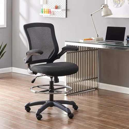 Miniatura 15 de Silla giratoria Modway Veer, Negro