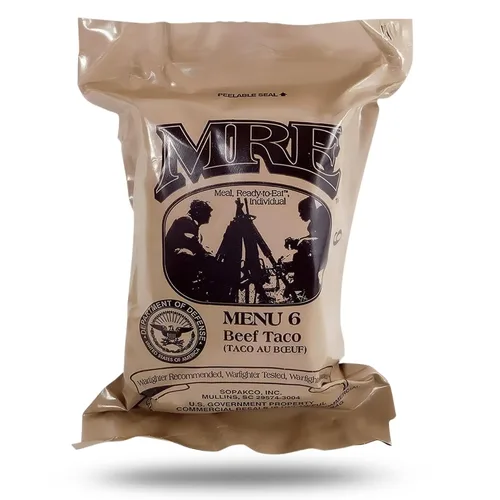 MRE ricos en nutrientes – Comidas portátiles de supervivencia alimentaria – Larga vida útil lista para comer raciones de alimentos de emergencia –