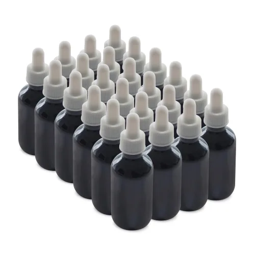 Miniatura 12 de The Bottle Depot - Botella cuentagotas de vidrio de 2 oz (blanco) - Paquete de 24 - Transparente esmerilado - Botellas de tintura con cuentagotas