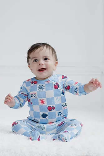 Miniatura 2 de Marvel Avengers Spider-Man Baby - Paquete de 2 unidades con cremallera para dormir N' Plays recién nacido a bebé (recién nacido - 24 meses)