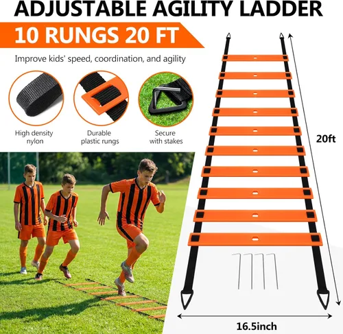 Miniatura 4 de Portería de fútbol, porterías de fútbol para niños para patio trasero, juego de 2, equipo de entrenamiento de red de fútbol de 4 x 3 pies, portería