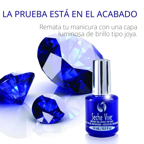Miniatura 3 de Seche Vive Recubrimiento superior con efecto de gel, 0.5 oz