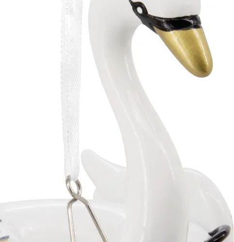 Miniatura 6 de Hallmark Flotador de piscina de cisne, adorno navideño