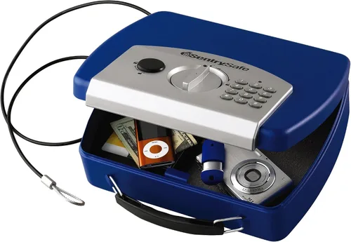 Miniatura 3 de Caja de seguridad SentrySafe electrónica y compacta, de 0.08 pies cuadrados, P008EBL