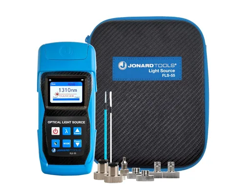 Miniatura 12 de Jonard Tools PON-55 Medidor de Potencia de Red Óptica Pasiva (-35 a +15 dBm) para BPON/EPON/GPON, Versión APC