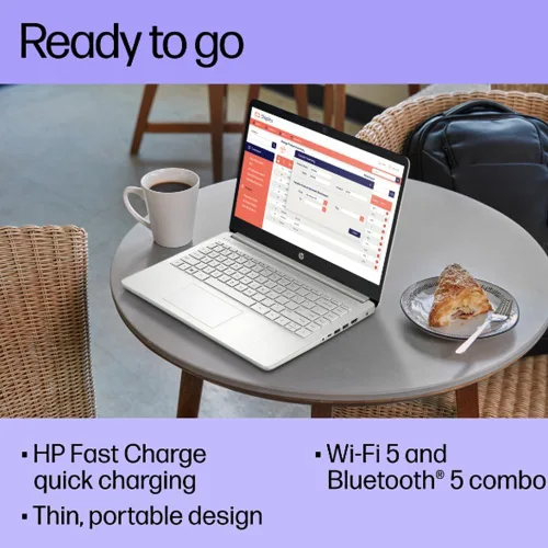 Miniatura 4 de HP 14 portátiles (antirreflejos de 14 pulgadas, Intel Celeron N4120, 8 GB de RAM, 128 GB eMMC + tarjeta SD IST de 128 GB) para el hogar