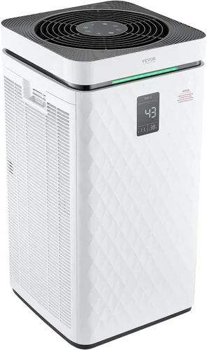 Miniatura 11 de VEVOR Purificador de aire 2 en 1 con humidificador, cubre hasta 1090 pies cuadrados en una hora, filtro True HEPA 11, silencioso de 22dB, filtra
