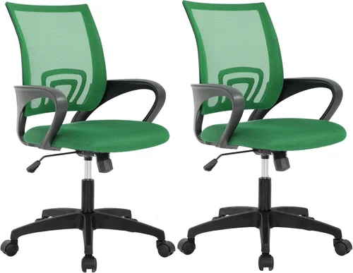 Miniatura 10 de PayLessHere Silla de oficina en casa, silla de escritorio para computadora, silla ergonómica ajustable, soporte lumbar, reposabrazos ejecutiva