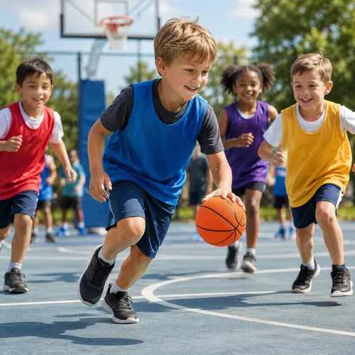 Miniatura 3 de The Dreidel Company 7" Mini Rubber Basketball for Kids – Size 3 Youth Indoor Outdoor Basketball with Easy Grip Pebbled Texture for Mini Hoops