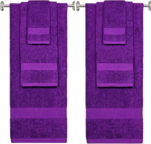 Miniatura 49 de BY LORA Juego de toallas de mano de algodón de rizo bordadas personalizadas, toallas de baño con monograma personalizadas, ultrasuaves