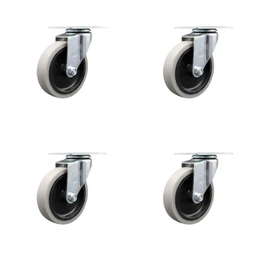 Miniatura 29 de Service Caster Marca – Compatible con/reemplazo para – Carritos de limpieza de conserje – Se adapta a la mayoría de carritos de limpieza Rubbermaid