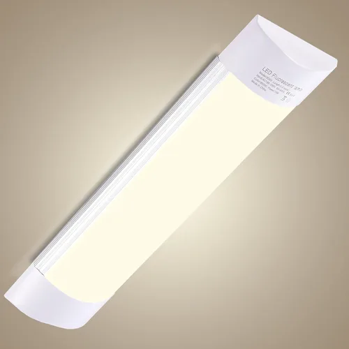 Miniatura 9 de Sararoom lámpara LED para tienda de 2 pies, tubo de 20 W, 2400 lm, 4000 K blanco neutro, luz de techo de 60 cm 23.6 pulgadas para garaje, armario