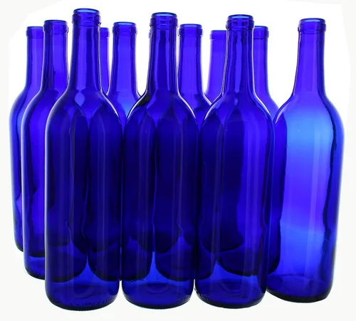 Miniatura 2 de Botellas de vidrio azul cobalto de 25.4 fl oz, 12 por caja