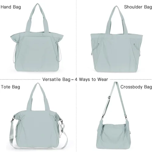 Miniatura 3 de ASLABCREW Bolsa de mano para mujer, 18L con cincha lateral con correa ajustablebolsa de mano extra, bolsa de hombro ligera