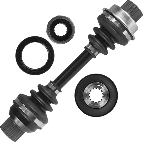 Miniatura 8 de Caltric Eje de transmisión del diferencial delantero y acopladores compatibles con Yamaha Grizzly 660 YFM660 2003-2008