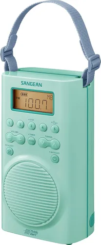 Miniatura 3 de Sangean H205TQ Radio digital de sintonización AM/FM/Alerta meteorológica portátil, resistente al agua para la ducha, turquesa
