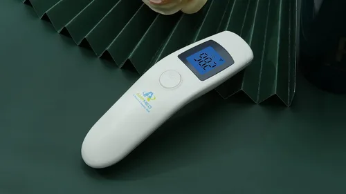 Miniatura 9 de Termómetro digital infrarrojo para la frente y la arteria temporal, sin contacto, de grado médico y hospitalario, con funda