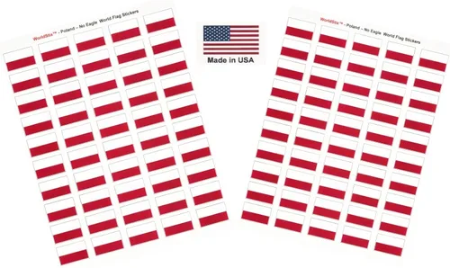 Miniatura 232 de 100 calcomanías de la bandera de Alaska; 1.5" x 1" hechas en Estados Unidos, calcomanías autoadhesivas de la bandera del estado para álbumes