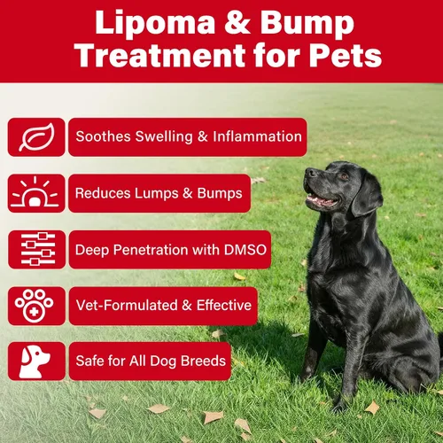Miniatura 2 de Tratamiento de lipoma para perros y gatos, bálsamo para perros con aceite de ricino, crema DMSO, apoya la comodidad de las articulaciones