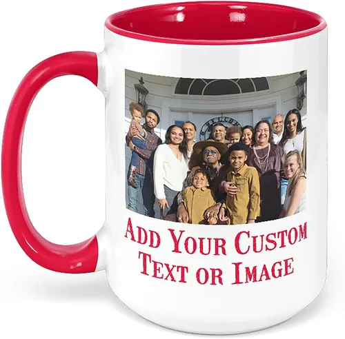 Miniatura 29 de Taza de café personalizada con foto, taza de cerámica personalizada de 11oz, taza de té con foto personalizada, idea única de regalo, Taza Café