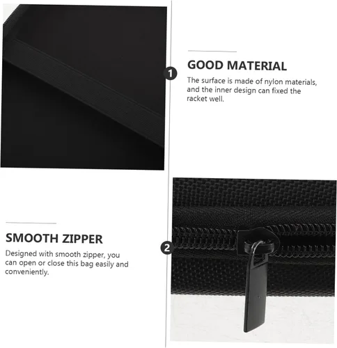 Miniatura 3 de BESPORTBLE The Tote Bag Organizador Raqueta de tenis de mesa Bolsa de paddle Bolsa de murciélago Bolsa portátil Raqueta Paddle Case Pingpong Funda