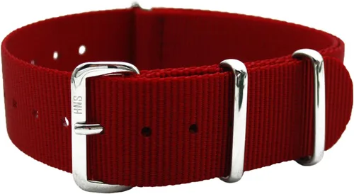 HNS Correas de reloj elección de color y ancho (0.709 in, 0.787 in, 0.866 in, 0.945 in) - Correas de reloj de nailon balístico
