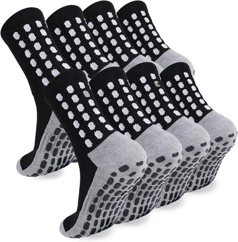 246 Pairs Men's Soccer Socks Grip Pads Non Slip Football Baseball Soccer Socks for Men Women