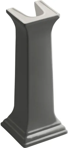 Miniatura 10 de KOHLER K-2267-0 Memoirs - Pedestal para lavabo de baño, pedestal de fregadero de arcilla refractaria, pedestal para lavabo de baño, solo menos Blanco